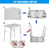 REDCAMP Small Folding Camping Table, 2ft Portable Outdoor Table, Aluminum Camp Table, Adjustable Height, Lightweight