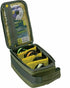 Fishing Tackle Bag Waterproof Fishing Bag Portable Fishing Reel & Gear Bag with 3 Adjustable Dividers for Spinning Baitcasting Fly Reels (Army Green)