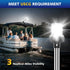9 Inches IP67, 3NM Pontoon Stern Light Bimini Mount, Bimini Light for Pontoon Boat LED Waterproof Boat Anchor Lights