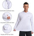 50+ Men's Sun Protection Hoodie UPF Fishing Long Sleeve Rash Guard Shirt SPF UV Protection T-Shirt Lightweight