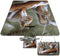 LZQPOEAS Little Squirrel Picnic Blanket Outdoor, Square Foldable Lightweight Waterproof Beach Mat (58.3"