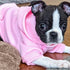 Jecikelon Winter Dog Hoodie Sweatshirts with Pockets, Warm Clothes for Small Dogs, Chihuahua Coat, Pink, Small