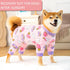 Dog Recovery Suit for Small Medium Large Dogs, Anti Licking Comfort Bodysuit Onesie (Medium, Pink Heart)