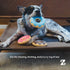ZippyPaws ZippyTuff Dog Chew Toy - Durable Rubber Chew Ring, Tough & Squeaky Toys for Small, Medium, Large Dogs