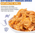 Amphibians(4oz) Freeze-Dried Krill Jumbo Shrimp - High Protein Natural Reptile Food for Turtles, Bearded Dragons