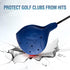 Golf Head Covers, EVA Plastic for Driver, Fairway Woods, Hybrid, Right-Handed Golf Clubs, Washable