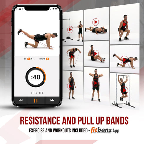 INTENT SPORTS Pull Up Assist Bands – Resistance and Assistance Bands for Fitness, Weightlifting, Body Stretching,