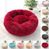 Cat Beds for Indoor Cats, Washable 20/24 inches, Anti-Anxiety Round Fluffy Plush Faux Fur Bed for Small Medium Dogs