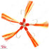 20pcs 5/0 4 Packs Fish WOW! Fishing Shrimp Flying Hook Unrigged White Red Yellow Krystal Flash