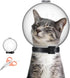 Cat Muzzle Combo - Adjustable Cat Hood - Breathable Anti-Bite Muzzles for Small Pets (M for Neck 6.8-9.25")