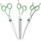 PURPLEBIRD 7 Inch Straight & Downward Curved Dog Grooming Scissors Set, Professional Pet Cutting Shears