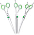PURPLEBIRD 7 Inch Straight & Downward Curved Dog Grooming Scissors Set, Professional Pet Cutting Shears