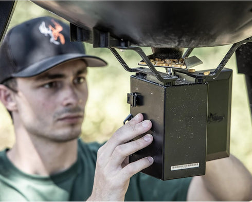 WILDGAME INNOVATIONS 6V Spinner Plate for Game Feeder - Durable Galvanized Steel Replacement Spinner