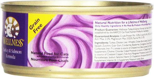 Wellness Cat Food Turkey & Salmon, 5.5 Ounce