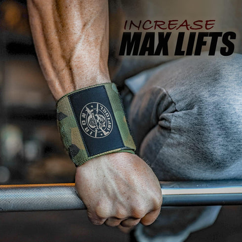 Iron Infidel Wrist Wraps for Weightlifting, 18" and 24" Heavy Duty Support for Gym Accessories for Men