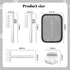 5-in-1 Pet Grooming Kit for Cats and Dogs Flea Comb, Double-Layer Dense Tooth Comb, Knot Remover & Wave Massage Brush