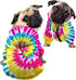 Howilath Dog Hoodie Sweaters with Hat, Tie-dye Rainbow Spiral Soft and Warm for Small Medium Large Dogs Cats Shirt - S