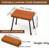 Kyxetuo 300 lbs Portable Camping Stool & Travel Seat - Heavy Duty, Aluminum Legs & PP Seat - Ultralight Collapsible