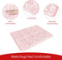 Dog Crate Mat (36" X 23"), Soft Dog Bed Mat with Cute Prints, Personalized Anti-Slip Bottom, Machine Washable Kennel Pad