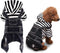 SILD Pet Denim Jumpsuit Classic Jacket for Medium Small Dogs, Cool Blue Vintage Washed Coat, Puppy Blue (XXL, Black)