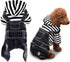 SILD Pet Denim Jumpsuit Classic Jacket for Medium Small Dogs, Cool Blue Vintage Washed Coat, Puppy Blue (XXL, Black)