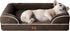 EHEYCIGA Orthopedic Dog Bed for Small Dogs, Waterproof Memory Foam Couch Bed with Sides, Non-Slip Bottom, Washable