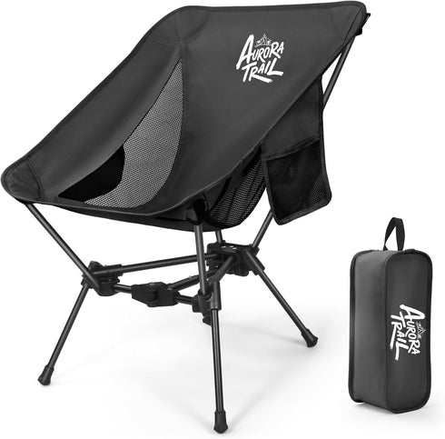 AuraroTrail AuroraTrail Ultralight Backpacking Camping Chair Only 2.7 lb, Supports 330 lb, Compact