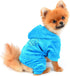 Pet Clothes SMALLLEE_LUCKY_STORE for Small Dog Cat, Soft Velvet Crown Jumpsuit Coat Hoodie Pajamas Tracksuit Blue M