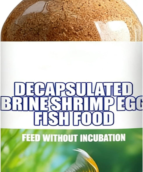 Generic 25g Decapsulated Brine Shrimp Eggs, Fish Food, Lake Fishing Accessory with High Nutrient Content, Outdoor Fish