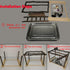 Tfwadmx Parrots Playstand Bird Play Gym Cockatiel Playground Wood Perch Stand Climb Swing Ladders Chewing Toys