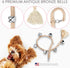 Hanging Door Bells for Potty Training - Decorative Dog Door Bells for Door, Puppy Supplies for Pets, Dogs, & Puppies, Pet Supplies, Dog Training Bells, Silver Jingle Bells, 1-Pk