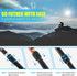 G2 GO2GETHRE Multipurpose Telescopic Trekking Poles, Strong Aircraft Alloy Walking Sticks for Hiking, 1pc