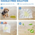 L&W BROS. Easy Clean Quick Absorbent Pet Sheets – Innovative Mess-Free Cleanup Solution, 12"x10" for Urine & Stain