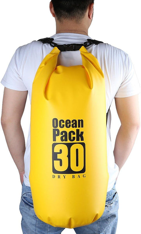 Sportmusies Waterproof Dry Bag 30L | Roll Top Dry Compression Sack for Kayaking, Hiking, Fishing