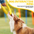 Jenaai 4 Pack Dog Training Ring - Durable Fetch Toys for Large Medium Dogs, Floating Dog Ring for Teeth Cleaning