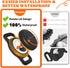 Waterproof Airtag Dog Collar Holder: 2 Pack Soft Silicone for Dogs Cats, IPX8 Waterproof Tracker Protective Cover