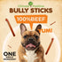 Bully Sticks 100% Natural Beef Dog Chews, 6” Premium Quality Healthy Treats for Training, 12Pcs 340g
