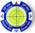 Golf Green Reader, Golf Ball Marker with Level for Putting Green Reading Aid, Improve Your Putting Game
