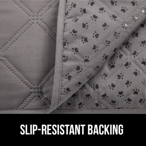 Gorilla Grip 100% Waterproof Dog Blanket, Pet Friendly Washable Couch Cushion Protector Cover (30x70, Charcoal)