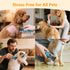 50dB IPX5 Dog Clippers for Grooming Thick & Matted Hair - Titanium Blade, Ultra-Quiet, Waterproof & Cordless | Patented