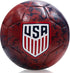 US Soccer Solar Flare Soccer Ball, Red, Size 5