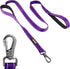 Tuff Pupper Heavy Duty Dog Leash with Double Handle, Reflective Safety Locking Carabiner for Medium & Large Dogs
