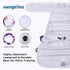 3 Pack Reusable Dog Diapers Female Doggie Diapers for Period Heat Incontinence Puppy Training (Large, PurpleFlower)