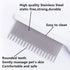 PIEPEA Pet Comb, Long and Short Teeth Comb for Dogs & Cats, Pet Hair Comb for Home Grooming Kit, Removes Knots, Mats