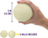 Chew King Glowing Fetch Ball Dog Ball Toys 3 Inch Pack of 2 Fits Ball Launcher