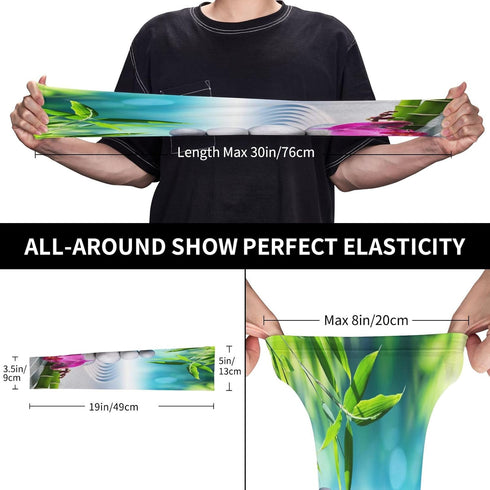 Cghjklzxv Spa, Sand Orchid And Massage Stones In Le Jardin Zen Sunny Meditation Ice Silk Arm Guard, Lightweight