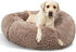 Washable Small Dog Round Bed, Comfy Donut Calming Cuddler Bed for Small Dogs
