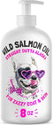 Wild Alaskan Salmon Oil for Dogs & Cats - Pure Fish Omega