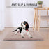 Reversible Dog Bed Mat, Plush & Corn Velvet Soft Warm Pet Cushion, Washable Sleeping Mattress for Dogs & Cats