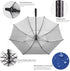 Large UV Protection Golf Umbrella, Windproof Rain/Sun, 54/62/68 Inch